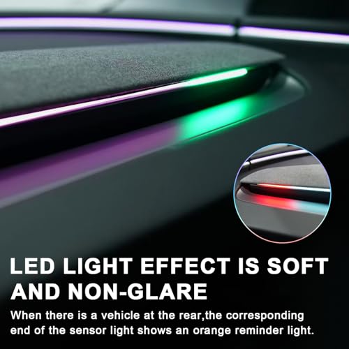 Smart BSD Ambient Lighting para Tesla Model 3 y Y 2021-2024 miniatura 5