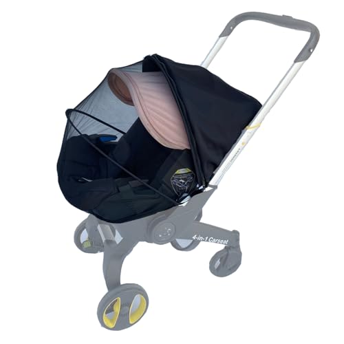 Image of Insect Net, Mosquito Net with Sunshade – Stroller Accessories Compatible with Doona, Evenflo Shyft DualRide Car Seat & Stroller