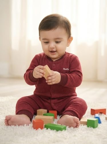 Image of Top and Pyjama Set Thermal for Unisex Baby