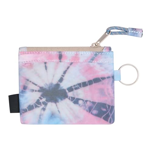 KAVU Stafford Zip Wallet Water Resistant Hiking Pouch - Spiral Tie Dye2