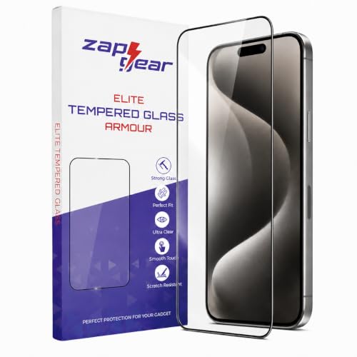 Image of Tempered Glass Screen Protector for iPhone Models | 9H Screen Guard | HD Clear | Bubble-Free | Anti-Fingerprint | Case Friendly