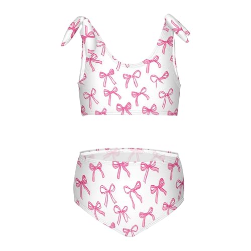 Image of Boccsty Cute Crab Red Blue Girls Swimsuits Kids Bikini Sets 2 Pcs Bathing Suit for 3T