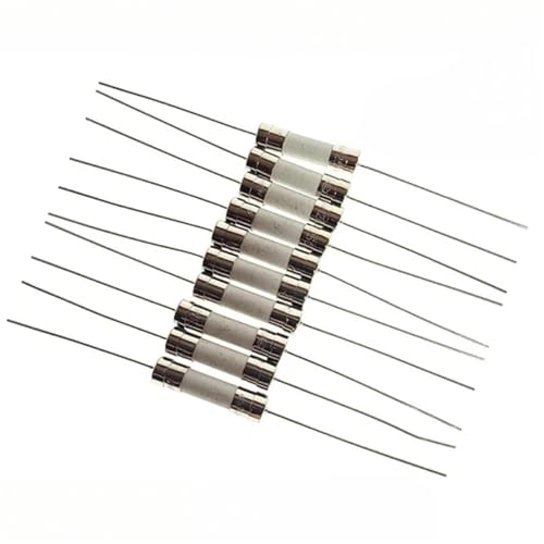Fusible 5x20 mm céramique 6.3A slow T temporisé pour la réparation électronique