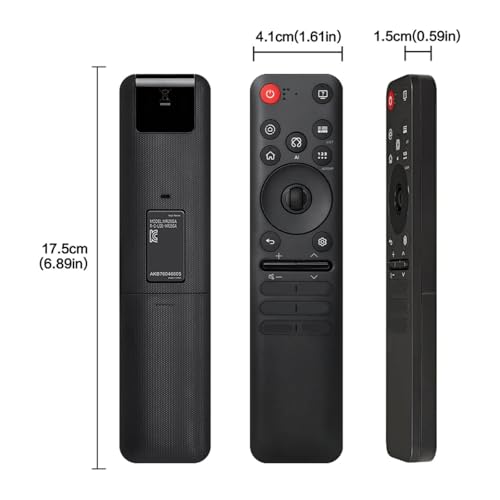Télécommande AKB76046605 Plug Play vocale en polymère sans configuration requise