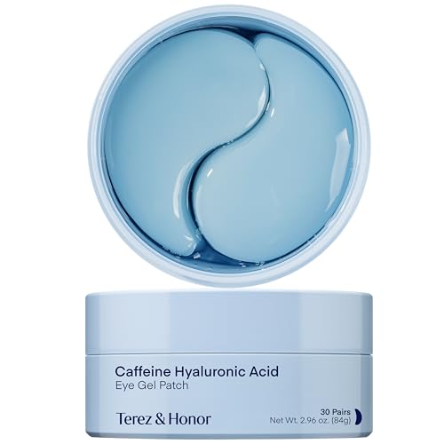 TEREZ & HONOR Caffeine Under Eye Patches - 60 Korean Hydrogel Eye...