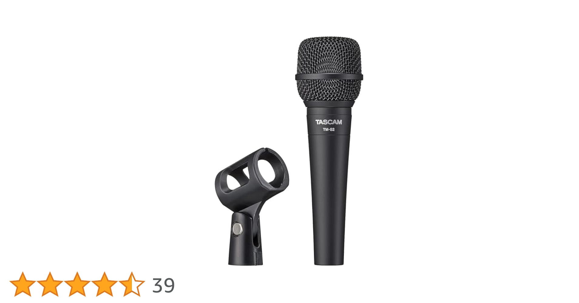 TASCAM TM-82 ダイナミックマイク 4本セット TASCAM TM-70 / TM-82 | 配信・レコーディング用ダイナミック