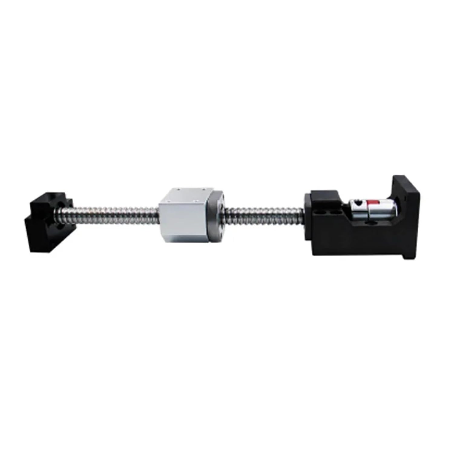 Linear Motion Ball Screw Machine Parts SFU2010 Ball Screw Set Rolled End Machined + Nut + Housing DSG20H + BK15 NAME34 + Coupler CNC(550mm)