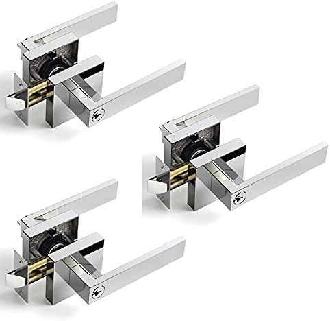 SAGAIOT 3 Pcs Door Knobs with Lock and K… SAGAIOT 3 Pcs Door Knobs with Lock and K…