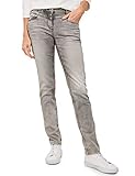 Die bequeme Damenjeans hat eine Streifen Optik als Highlight