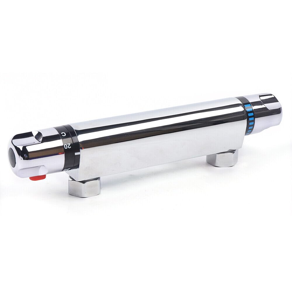 Miscelatore termostatico per doccia, termostato cromato, per bagno, cucina, rubinetti da parete 20 ~ 50 ℃