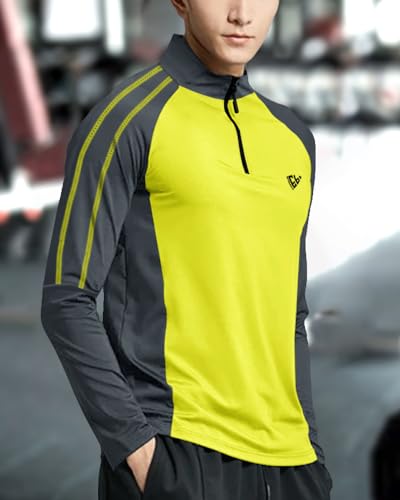 Image of Noble Monk Men's Active wear Regular Fit T Shirt |Full Sleeves |Casual T-Shirt for Men