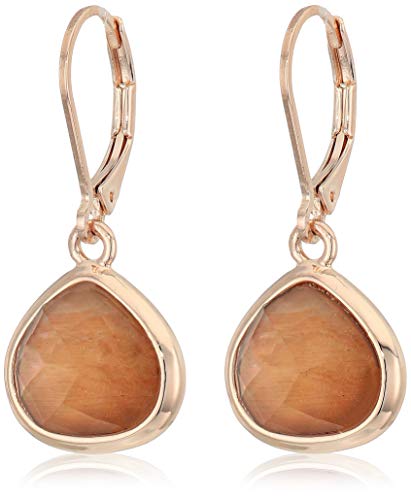 Preisvergleich Produktbild Anne Klein Women's Stone Drop Earrings, Pink