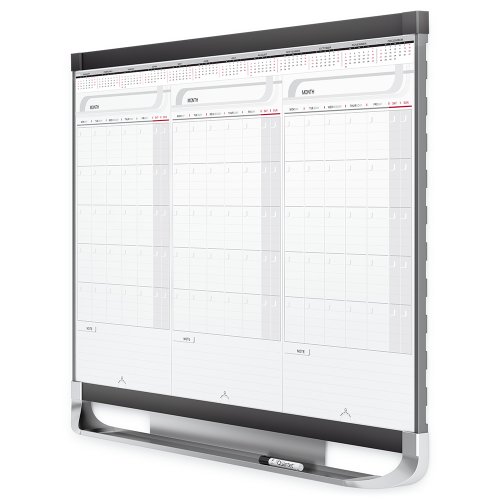 Quartet Prestige 2 Sliding Three Month Calendar Board, 3 X 2 Feet, Total Erase Surface (Cmp32P2) #TOP3