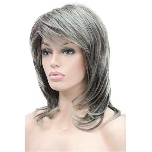 Long Dark Auburn Synthetic Wig – Shaggy Layered Classic Cap