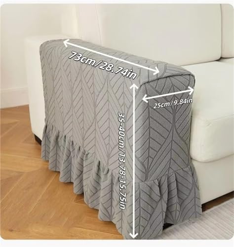 Fundas para reposabrazos de sofá elásticas pack de 4 protector textil texturizado 4