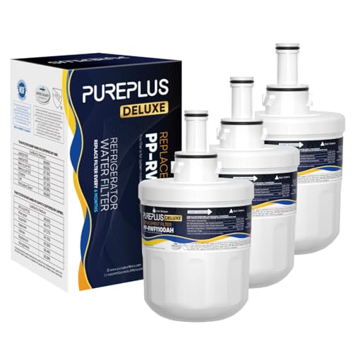 Image of PUREPLUS DA29-00003G NSF/ANSI 401, 53, 42 & NSF P473 Certified Replacement for Samsung DA29-00003B Aqua-Pure Plus DA29-00003A,DA20-00003G,HAFCU1,DA29-00003F,RFG297AARS,RFG237AARS,RSG257AARS, 3Pack