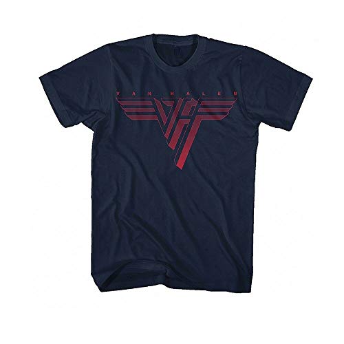 FRIS Van Halen - Red Logo - Men's Blue T Shirt