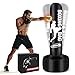 JUOIFIP 180cm Saco de Boxeo de Pie, Saco de Boxeo Adulto para Hombre Mujeres Hombres Stand Kickboxing Bolsas para Entrenamiento, Artes Marciales Mixtas, MMA Muay Thai Fitness Principiantes