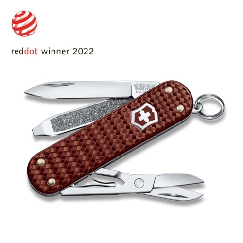Image of Victorinox Classic SD Precious Alox 58mm,Hazel Brown, Swiss Made (0.6221.4011G)