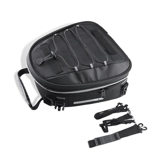 Bolsa para asiento de motocicleta que soluciona la falta de espacio en rutas F800GS