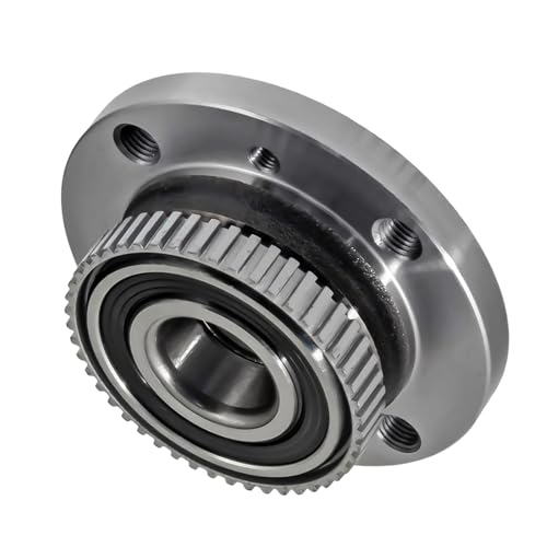 Image of Detroit Axle - w /ABS 2 Front Wheel Bearing & Hubs for 1984-1991 BMW 318i