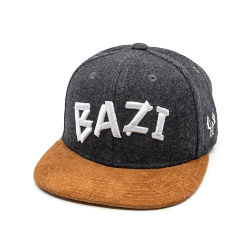 Du Hirsch Bayerisches Snapback Cap Kinder Bazi Dunkelgrau Filz M
