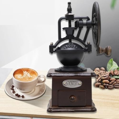 Molinillo de café de mano retro para evitar el sabor quemado del grano 4