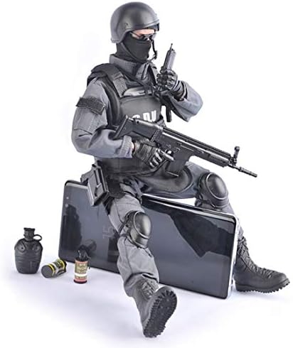 Haoun 1/6 12Inch Special Forces Action Figure SWAT Team Flexible Soldier Figure Model with Accessories Collection Military Toys- SDU Model