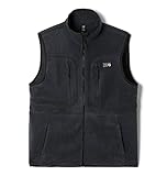 Mountain Hardwear Men's Standard HiCamp Fleece Vest, Dark Storm, X-Large