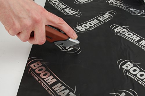 Design Engineering 050200 Boom Mat Sound Damping Material With Adhesive Backing, 12" X 12.5" X 2Mm (Pack Of 2) #TOP6
