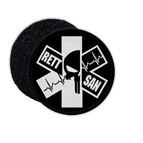 Copytec Patch Rettungssanitäter Typ 2 Totenkopf Paramedic Bundeswehr Notfallsani #31144