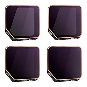 K&F Concept ND Filterset für DJI Mavic 3, JI Mavic 3 Cine-4 Stück ND Filter ND64+ND128+ND256+ND512