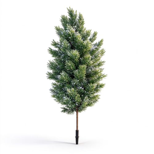 Artificial Cedar Topiary for Outdoor Christmas Tree Decor 26.38×7.87'' - image 1