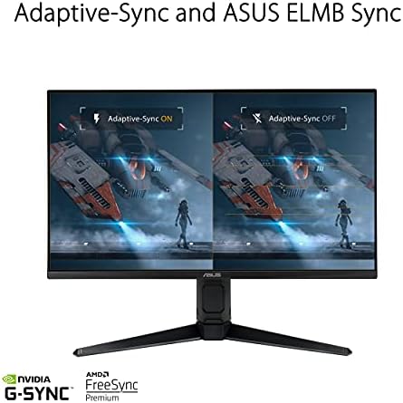 ASUS TUF VG28UQL1A HDMI 2.1 Gaming Monitor â 28-inch 4K UHD, IPS, 144 Hz, 1 ms, NVIDIA G-Sync compatible, AMD FreeSyncâ¢ Premium, DSC, ELMB Sync, DisplayHDRâ¢ 400, DCI-P3 90%