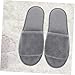 PLAFOPE Disposable Spa Closed Toe Slippers Slip Travel Shoes for Guests Unisex Hotel Slippers Comfortable and Washable Footwear for Home and Beauty Salon Use