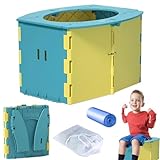 【Polyvalence】 Ces toilettes pliantes peuvent être utilisées à la maison comme en extérieur. À la maison, elles aident à entraîner votre bébé aux habitudes d'hygiène et à l'utilisation des toilettes. En déplacement, plus besoin de s'inquiéter de l'hygiène dans les toilettes publiques. Vous pouvez ainsi résoudre facilement les problèmes de toilettes de votre bébé lors de longs voyages, camping et autres activités en plein air.