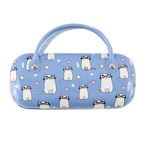 Xinsheinelry Elegant Sunglass Case With Handle For Children Lightweight Eyeglass Organizers Protective Bag Storage