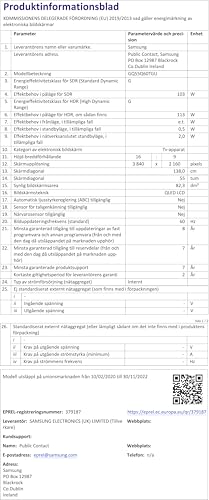 Samsung QLED 4K Q60T 138 cm (55 Zoll) (Quantum Dot, Dual LED, Quantum HDR) [Modelljahr 2020]