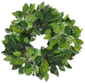 Miniatura 5 de 12 tallos ficus hojas de árbol de ficus, ramas artificiales, tallos verdes de seda, plantas para interiores y exteriores, decoración de pared de