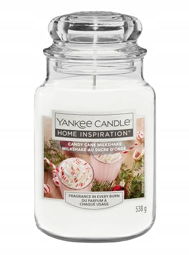 Yankee Candle Scented Candle | Candy Cane Milkshake Large Jar Candle | Long Burning Candles: up to 125 Hours | Perfect Gifts for Women and Christmas