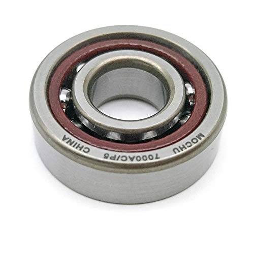 MOCHU 7000 7000AC/P5 7000AC 10X26X8 Angular Contact Ball Bearing, ABEC-5, 25° Contact Angle, Metric, 10mm ID, 26mm OD, 8mm Width, Single Row, Open