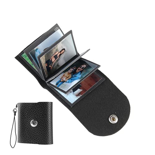 Nameinhea Custom Keychain with Picture,Personalized Photos Album Keychain with 5/10 Pictures, Mini Retro Photo Album for Family Friend