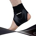 HiRui Ankle Brace Ankle Support Ankle Wrap for Running, Arthritis, Pain Relief, Sprains, Sports Injuries and Recovery, Ultra-Thin Breathable Neoprene Ankle Compression Brace (Left Foot, L)