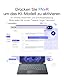 Inateck Surface Pro 11 Tastatur,Kompatibel mit Surface Pro 11/10/9/8/X, KI-Funktion,Tastatur mit Touchpad 7-Farben Hintergrundbeleuchtung und Stifthalter,QWERTZ, KB05114