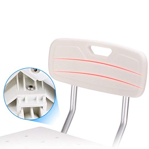 Chaise de douche pour personnes âgées de qualité supérieure avec aide au dos