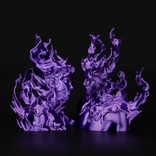 Image of OVV3D Silk PLA Filament 1.75mm, Upgrade Purple PLA Filament 3D Printer Filament, Silk Purple 3D Printing Filament, 3D Filament 1.75 + /- 0.02mm, Silk 1.75 PLA Filament for 3D Printer and 3D Pen, 1kg