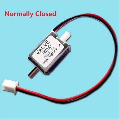 Mini vanne solénoïde DC 24V deux voies micro électrovanne air gaz NC - 3