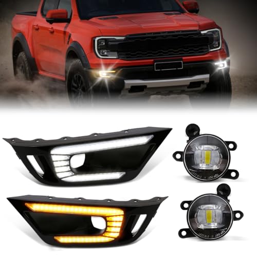 AFOGGEST Daytime Running Light For Ford Ranger Raptor 2022 2023