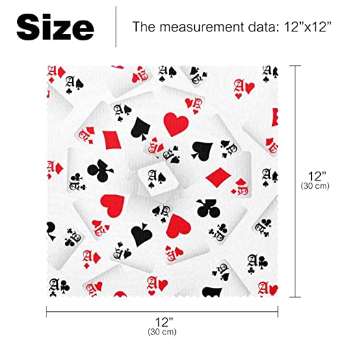 Set de table poker protégeant de la chaleur pour préserver votre table - Lot de 4