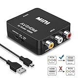 【Achtung】Dies ist ein RCA/AV auf HDMI-Wandler, der NICHT als HDMI auf RCA / AV-Wandler verwendet werden kann.